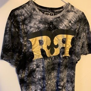 Rock revival black tyedye shirt